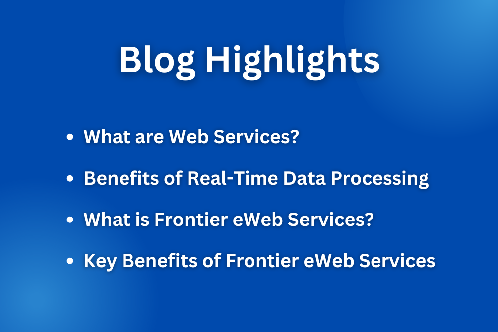 Web Services Blog Highlights