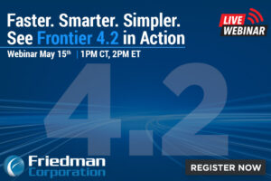 erp system upgrade, Frontier ERP, Friedman Corporation