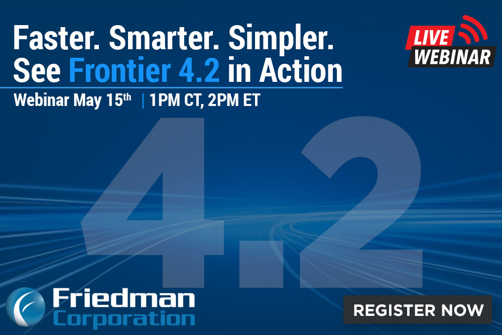 erp system upgrade, Frontier ERP, Friedman Corporation