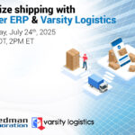 varsity logistics, shipping, logistics, frontier erp