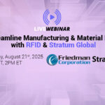 RFID, streamline manufacturing, material workflow, live webinar, inventory tracking, erp system, production tracking