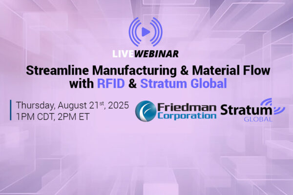 Webinar: RFID to Streamline Manufacturing & Material Flow