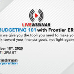 budgeting, frontier erp, financial planning, accounting, financial systems, manufacturing financial management
